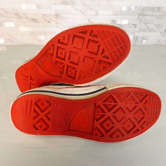 DEADSTOCK Converse Shoes Women Size 8.5 Sneakers White Low Leather One Star 90s - Picture 14 of 16